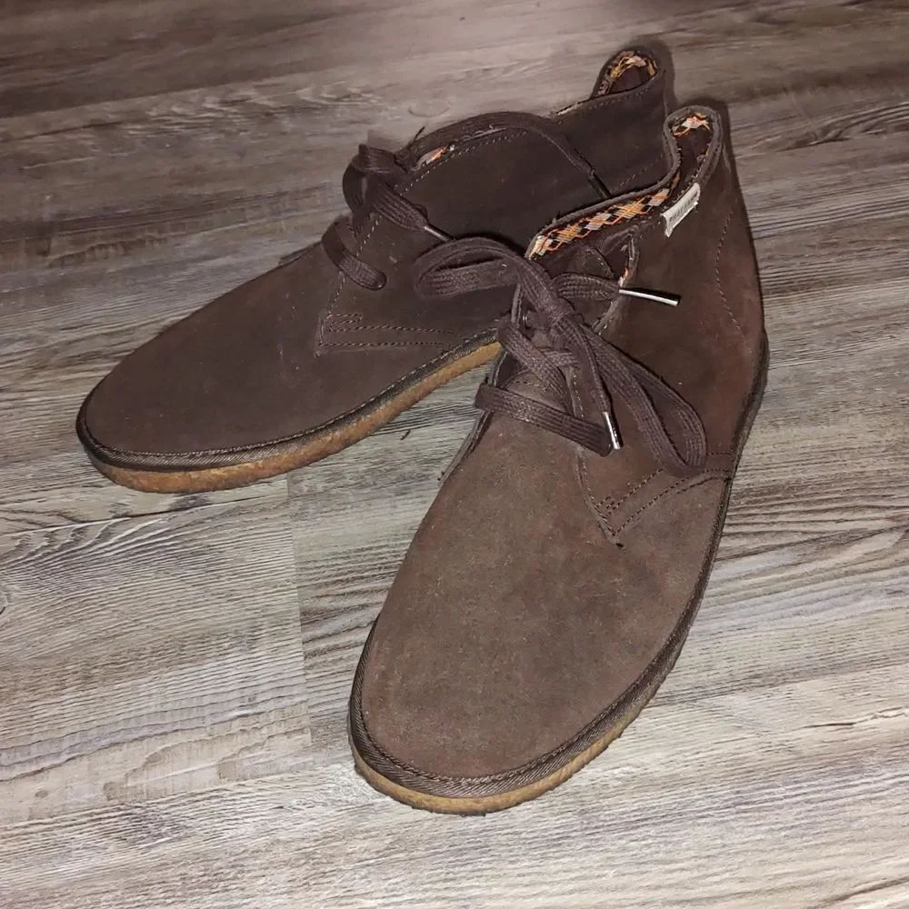 Phat Farm Trek brown suede leather ankle boots Sz 10